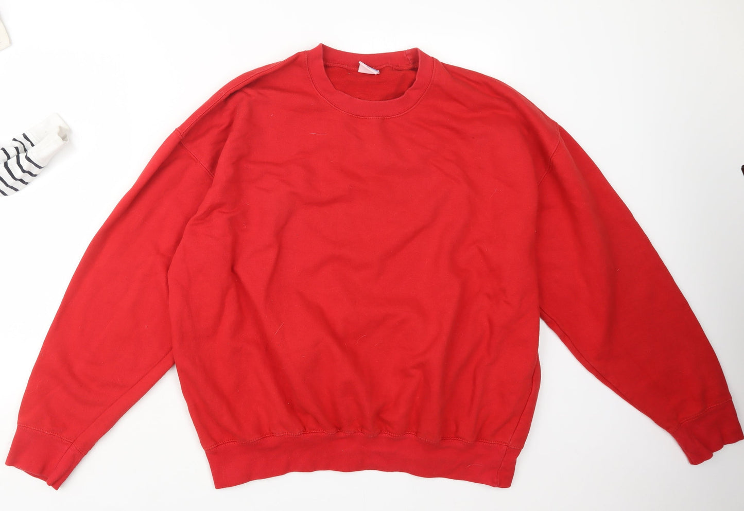 Original Classic Sweat Mens Red   Pullover Jumper Size 2XL