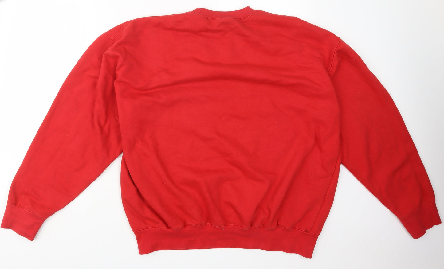 Original Classic Sweat Mens Red   Pullover Jumper Size 2XL