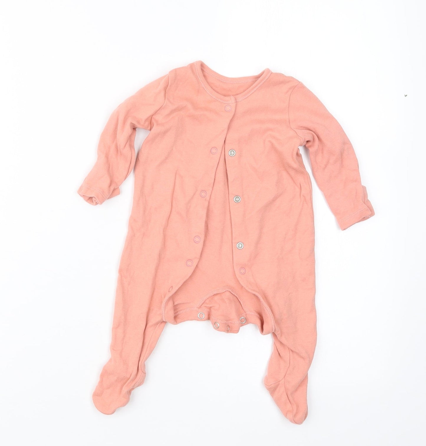 George Boys Pink Geometric  Babydoll One Piece Size 0-3 Months