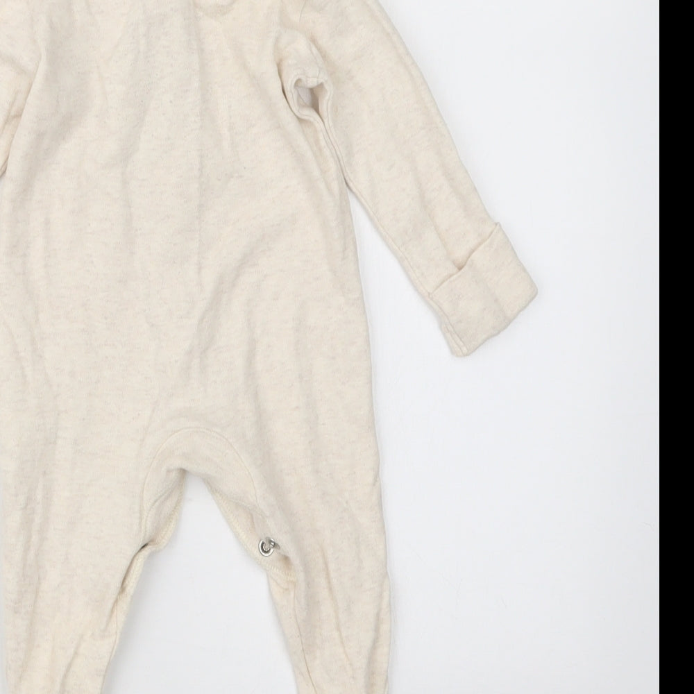 George Baby Beige Geometric  Babydoll One Piece Size 0-3 Months