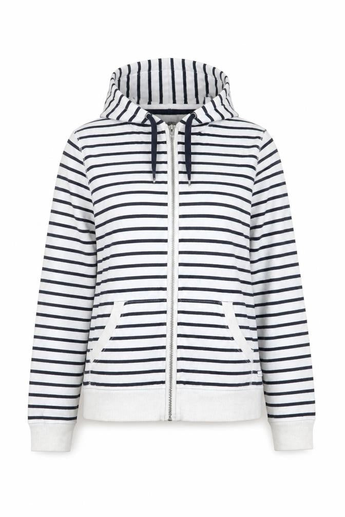 Maine Womens Blue Striped  Jacket  Size 12