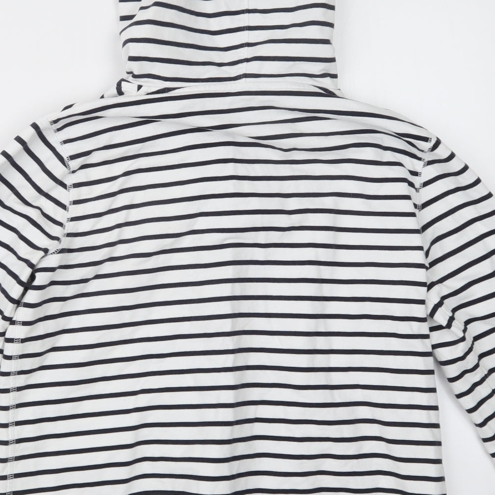 Maine Womens Blue Striped  Jacket  Size 12