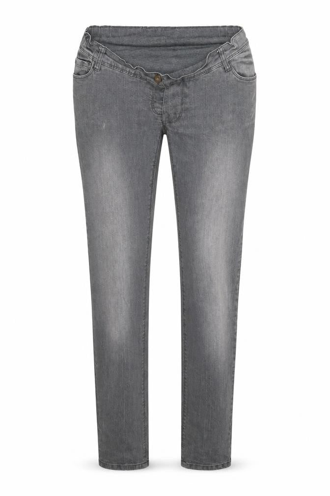LOVE TO WAIT Womens Grey  Denim Mom Jeans Size 30 in L32 in