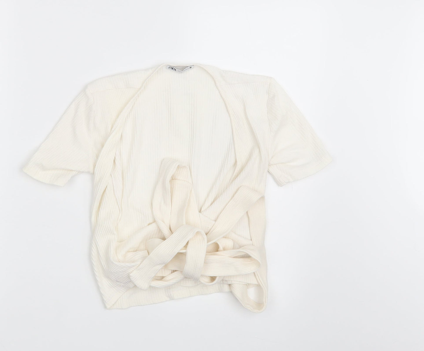 Zara Womens Ivory   Pullover Sweatshirt Size S