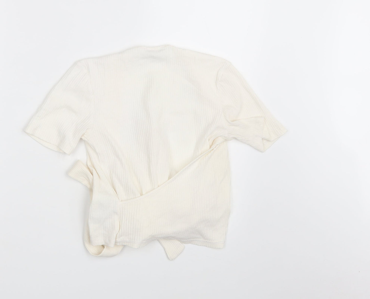 Zara Womens Ivory   Pullover Sweatshirt Size S