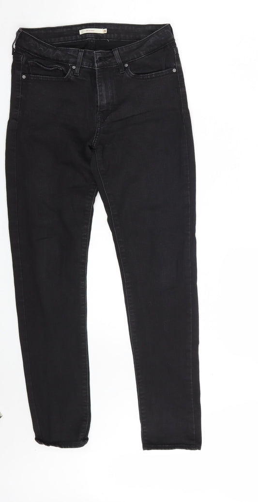 711 Skinny Womens Black  Denim Skinny Jeans Size 28 in L28 in