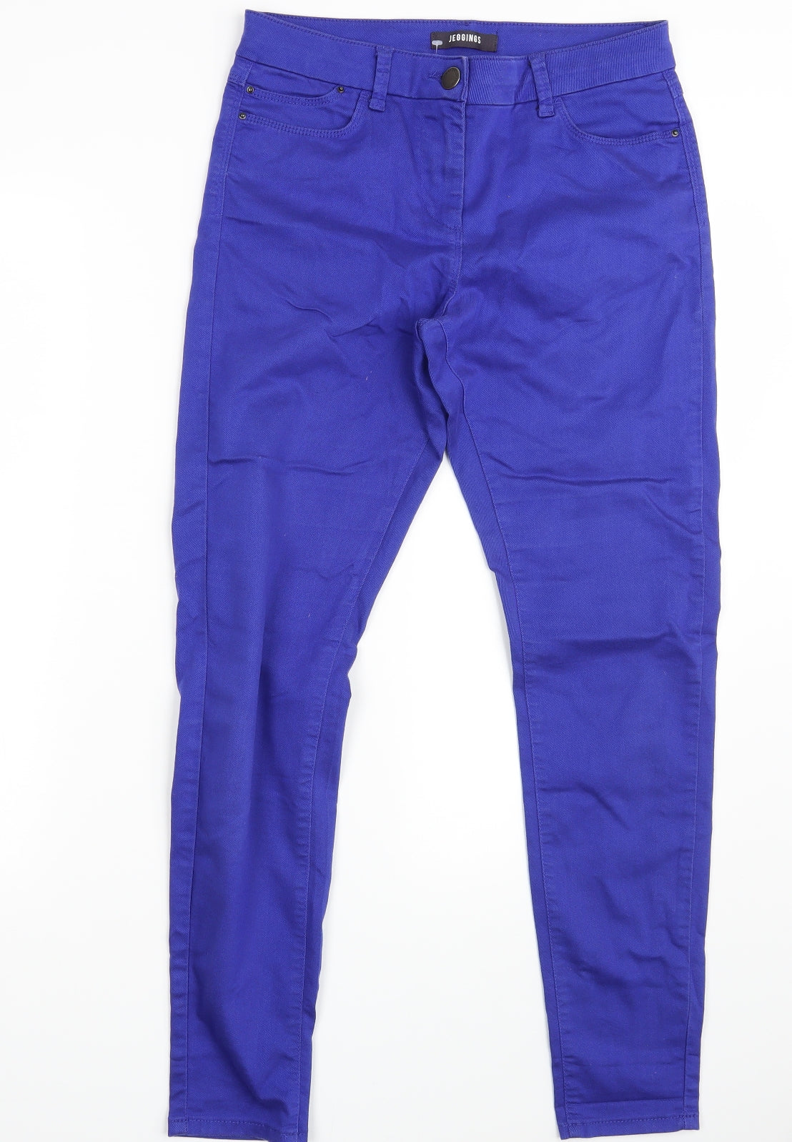 Preloved M&S Womens Blue  Denim Jegging Jeans Size 10 L29 in - Front