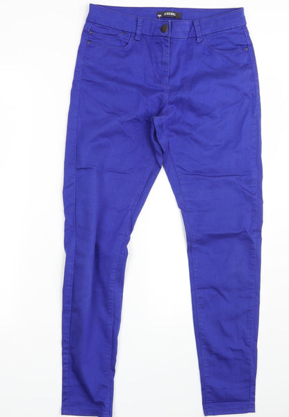 Preloved M&S Womens Blue  Denim Jegging Jeans Size 10 L29 in - Front