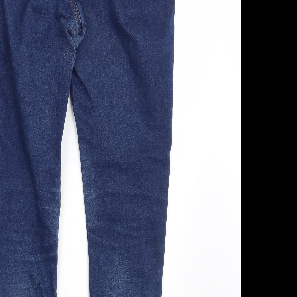 Preloved M&S Womens Blue  Denim Jegging Jeans One Size L27 in - Label