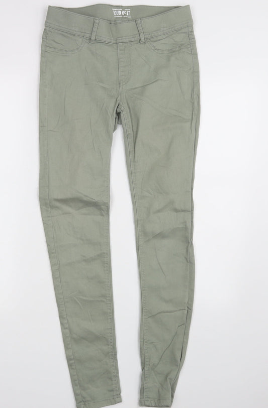 Ever. Me Womens Green  Denim Jegging Jeans Size S L30 in