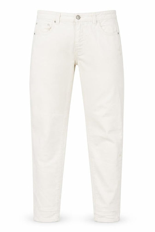 Denim Co.  Womens White  Denim Straight Jeans Size 12 L28 in