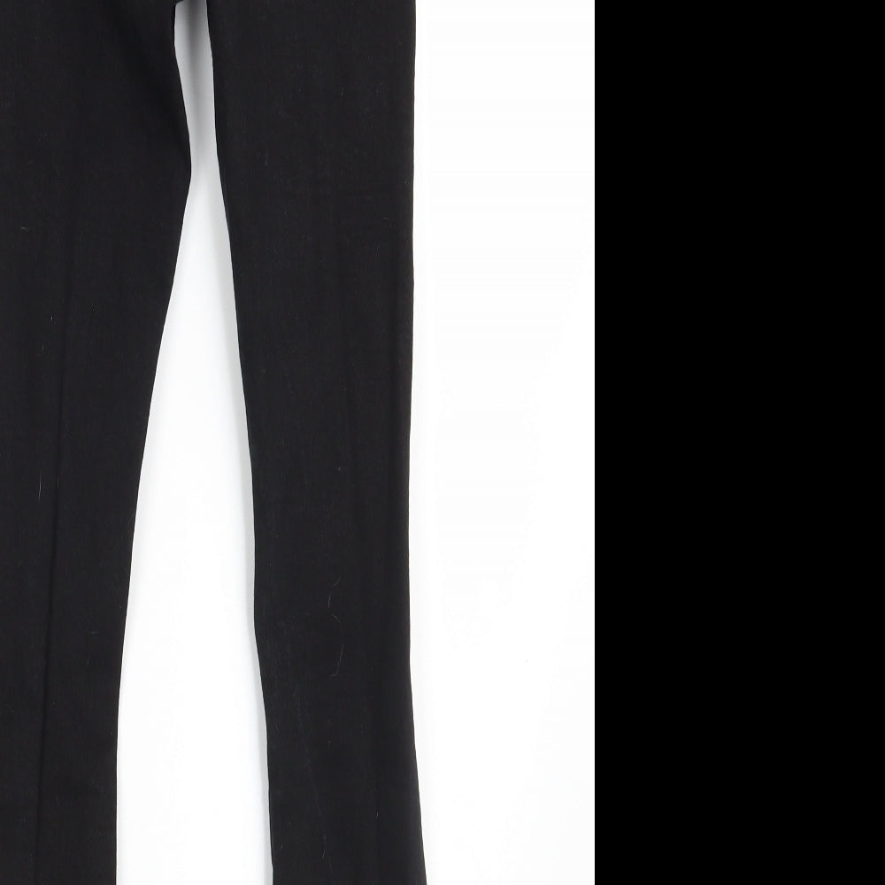 Denim Co.  Womens Black  Denim Skinny Jeans Size 6 L26 in