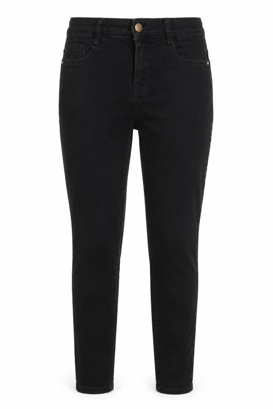 Dorothy Perkins Womens Black  Denim Skinny Jeans Size 6 L25 in