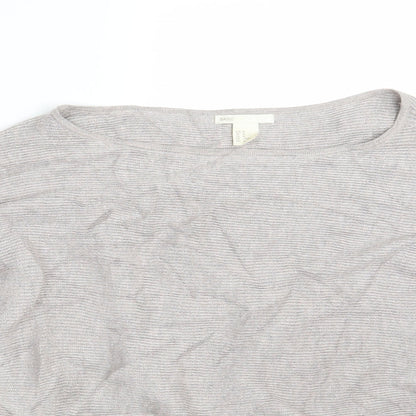 H&M Womens Purple  Knit Pullover Jumper Size M