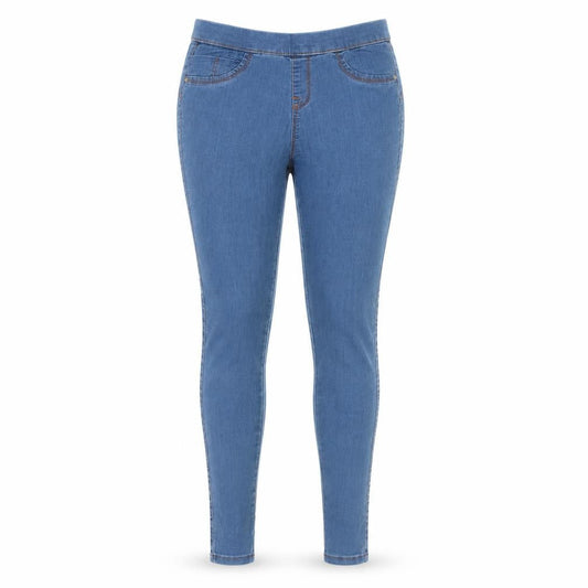 Denim & Co. Womens Blue  Denim Skinny Jeans Size 8 L28 in