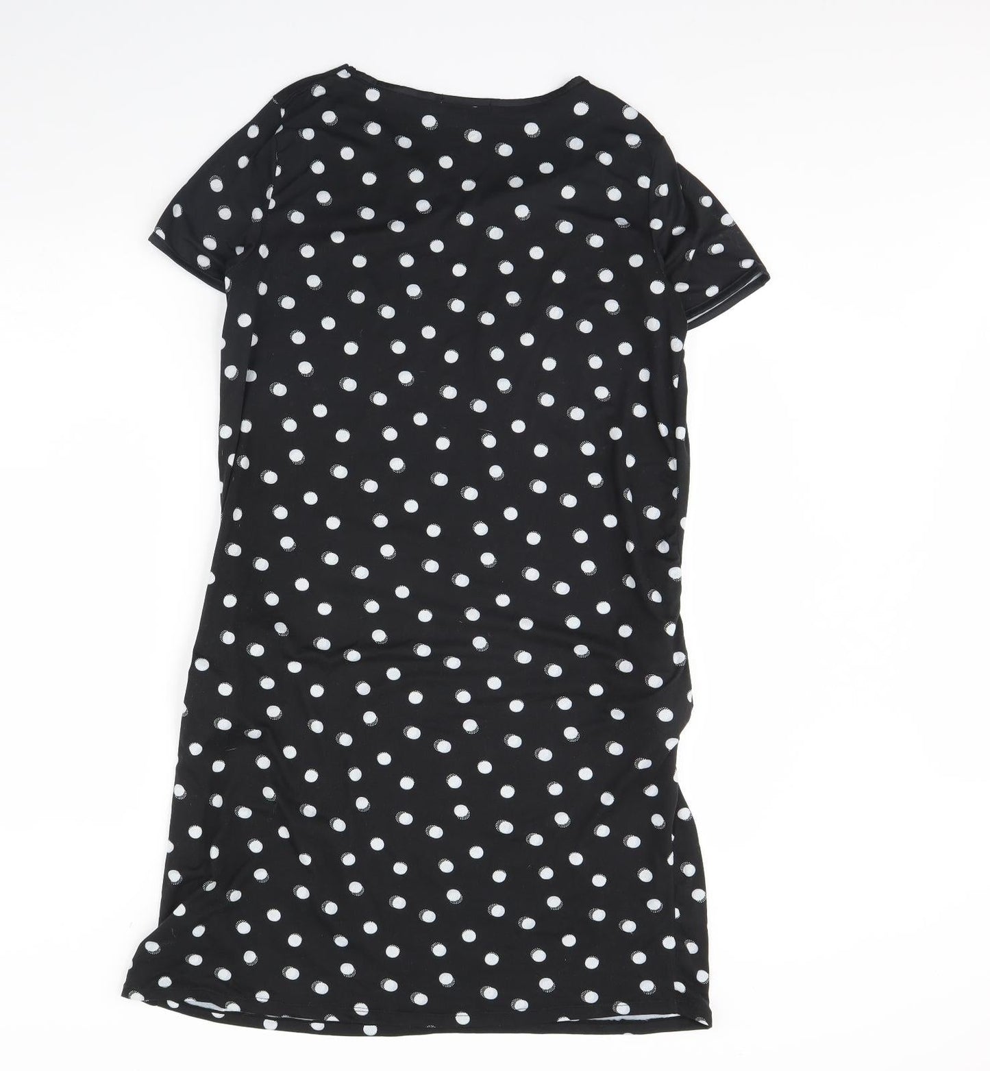 Paraphrase Womens Black Polka Dot  Mini  Size S