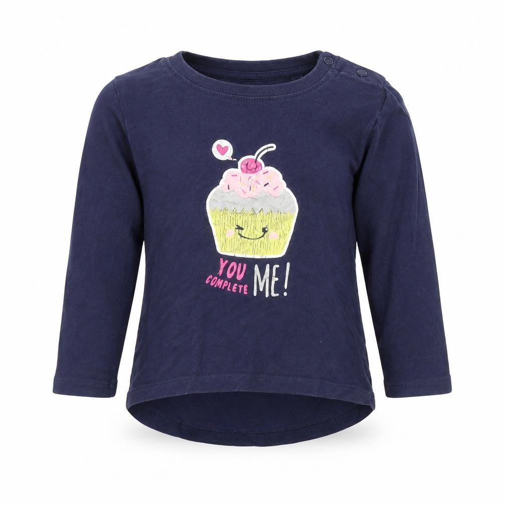 Lulipu Girls Blue   Basic T-Shirt Size 12 Months