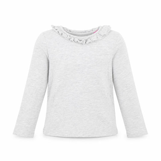 M&s Girls Grey   Basic T-Shirt Size 6 Years