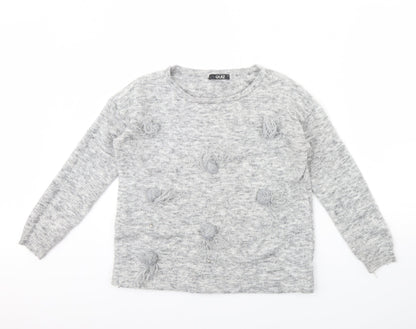 Quiz Womens Grey   Pullover Jumper Size M