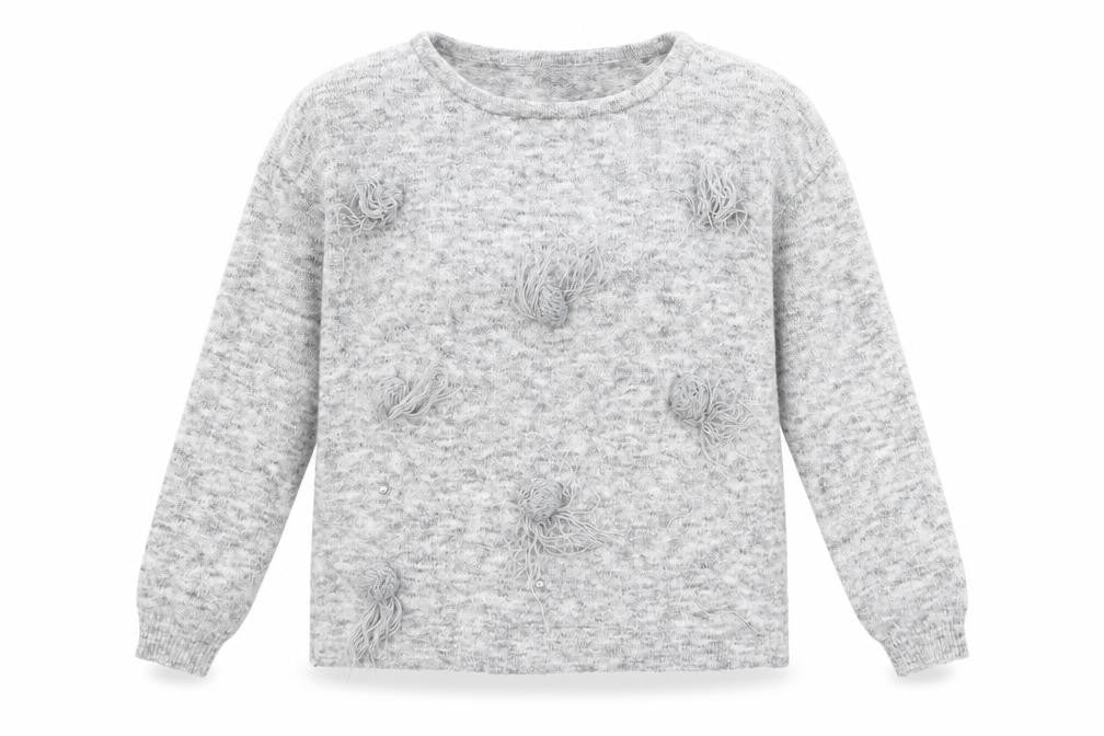 Quiz Womens Grey   Pullover Jumper Size M