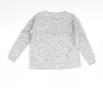 Quiz Womens Grey   Pullover Jumper Size M