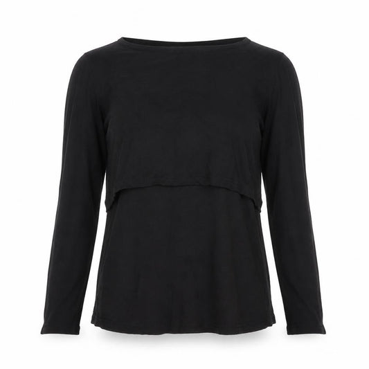 Small show Womens Black   Basic T-Shirt Size S