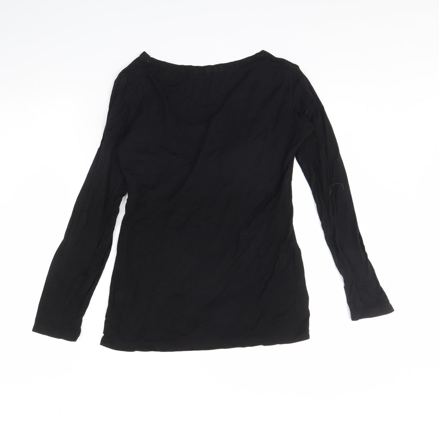 Small show Womens Black   Basic T-Shirt Size S