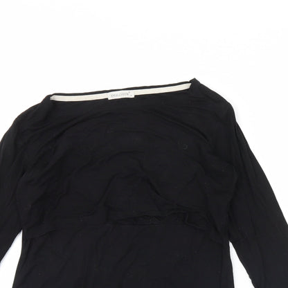 Small show Womens Black   Basic T-Shirt Size S