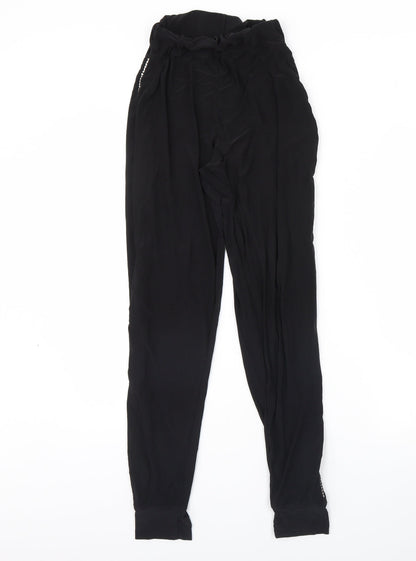 PRETTYLITTLETHING Womens Black   Trousers  Size 8 L28 in