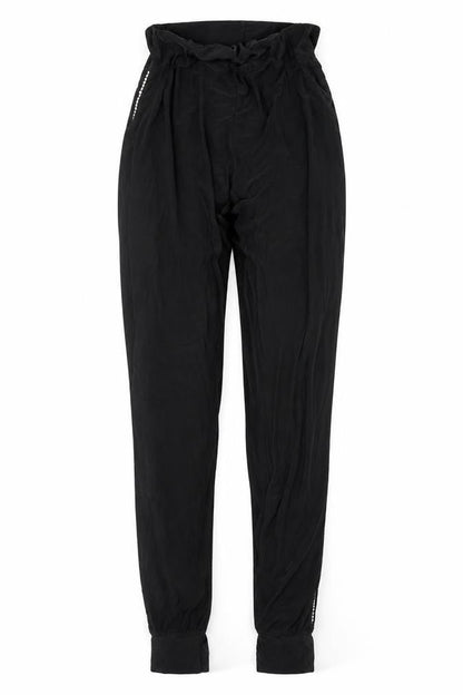 PRETTYLITTLETHING Womens Black   Trousers  Size 8 L28 in