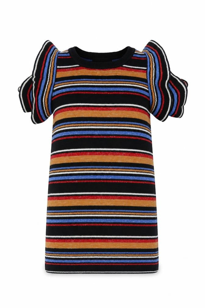 NEXT Womens Black Striped  Basic Blouse Size 10