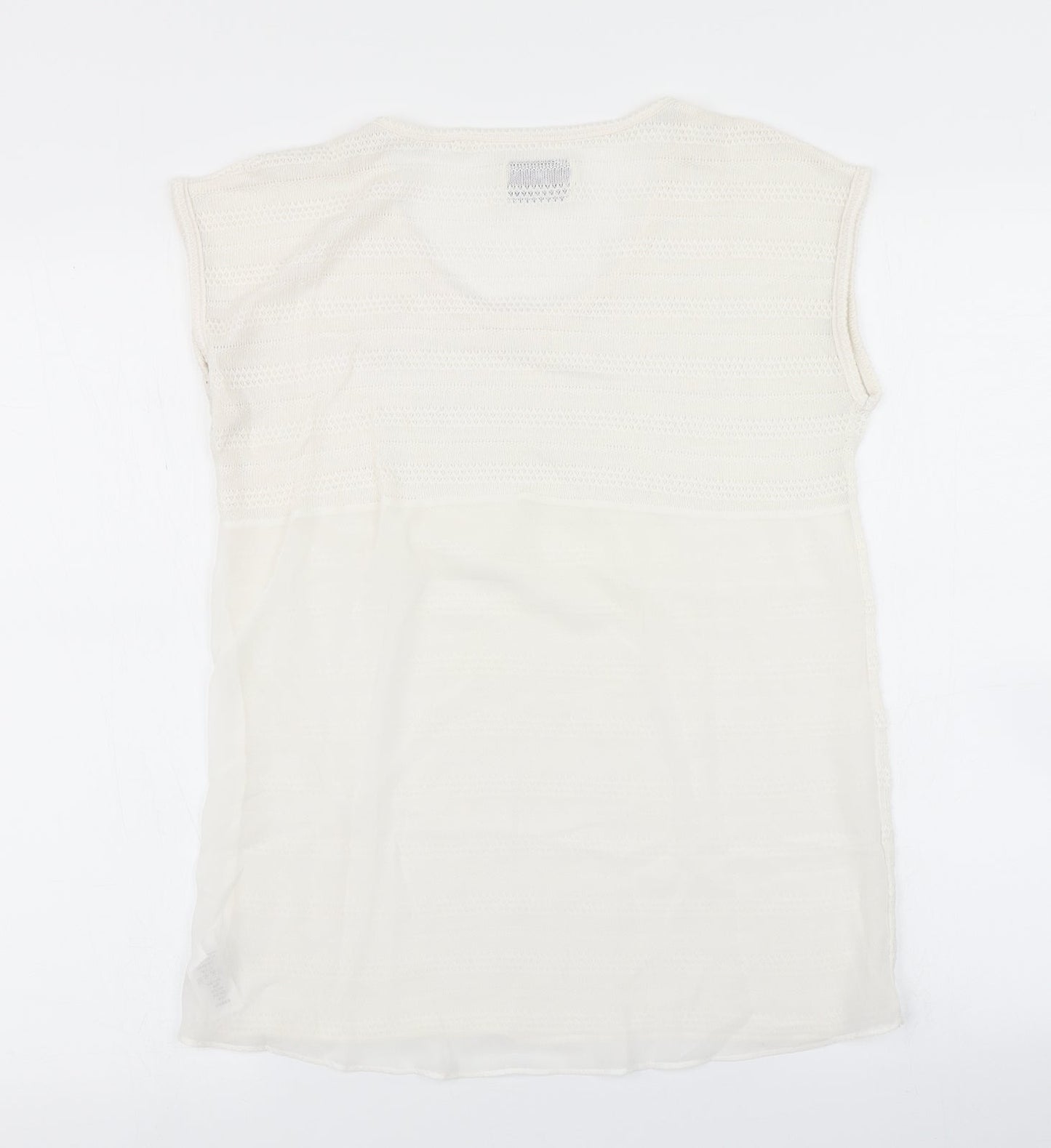 NEXT Womens White   Basic Tank Size 8