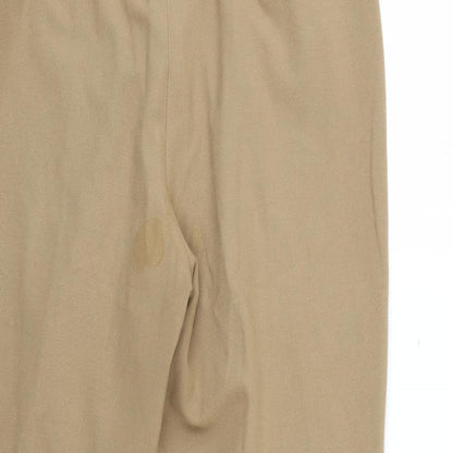 Country Casuals petite Womens Brown Trousers Size 12 L25 in