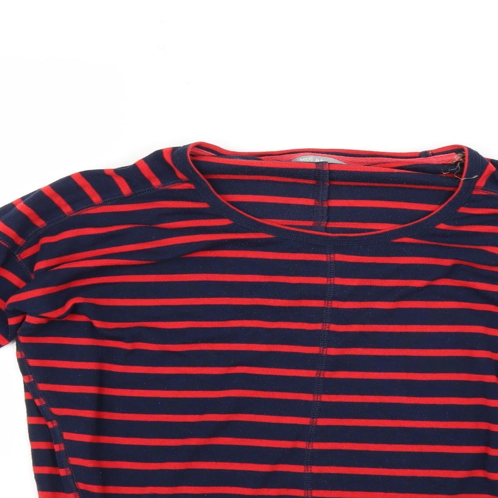 Marks and Spencer Womens Multicoloured Striped  Pullover Jumper Size 12