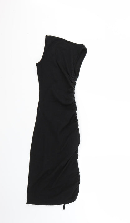 PRETTYLITTLETHING Womens Black   Bodycon  Size 4
