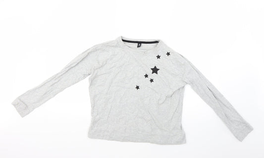 Pour Moi Boys Grey   Basic T-Shirt Size 11-12 Years
