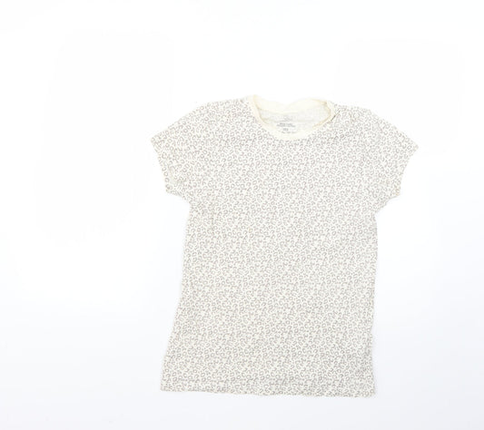 Primark Womens Multicoloured Animal Print  Basic T-Shirt Size 4