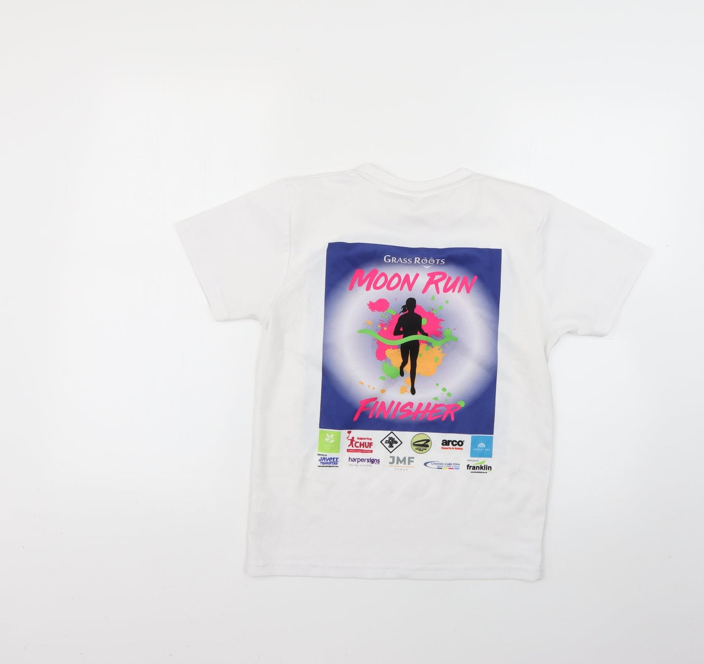 Awdis Girls White   Basic T-Shirt Size 9-10 Years