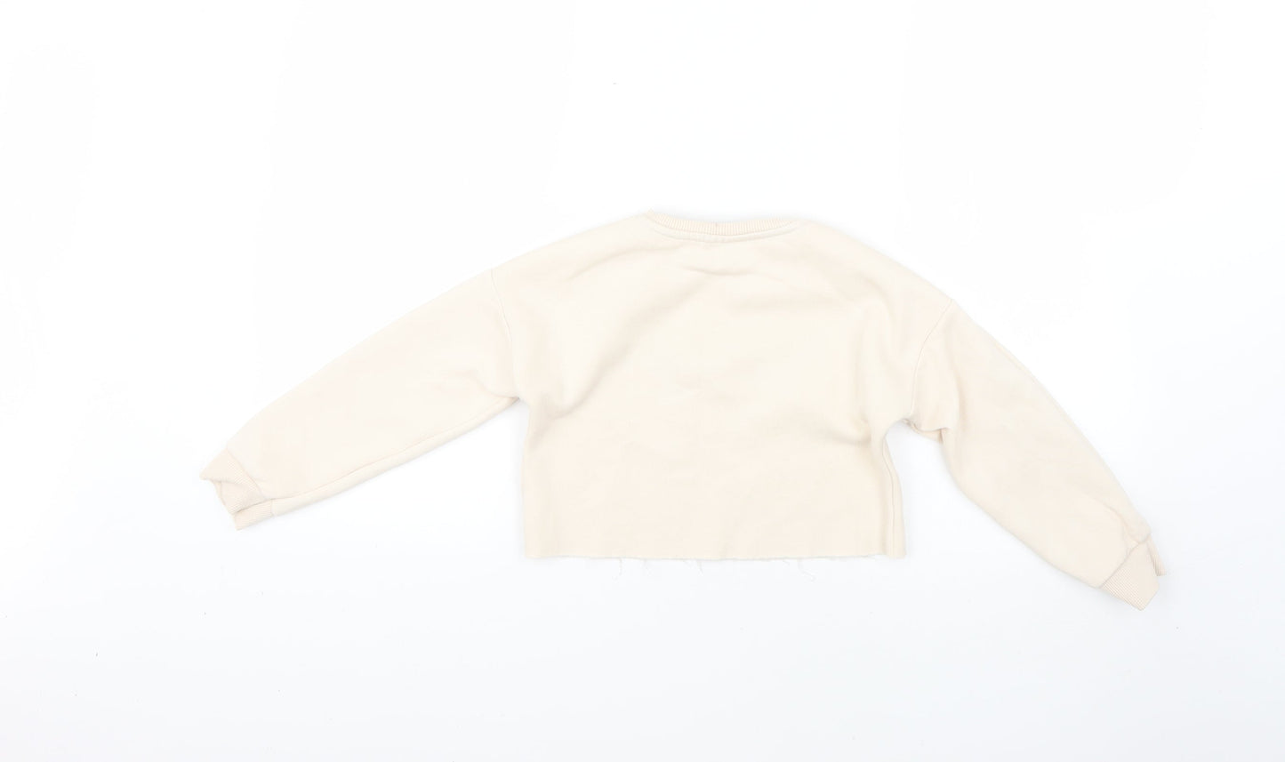 Matalan Girls Beige   Pullover Jumper Size 6 Years