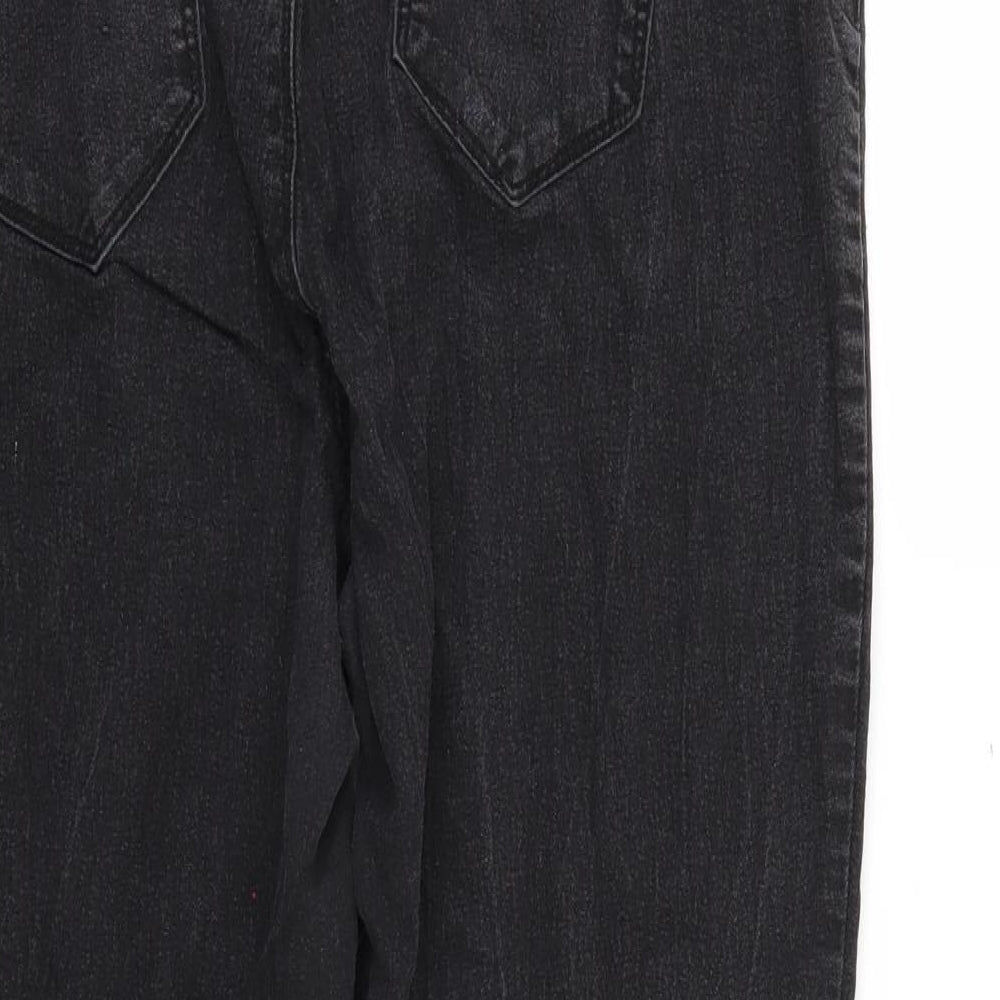 Denim & Co. Womens Black   Skinny Jeans Size 18 L26 in