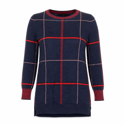 Next Womens Multicoloured Check  Pullover Jumper Size 8