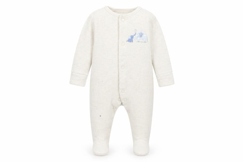 George Baby Beige Geometric  Babygrow One-Piece Size 0-3 Months