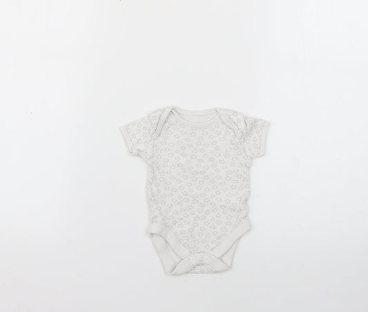 George  White Geometric  Babygrow One-Piece Size 0-3 Months