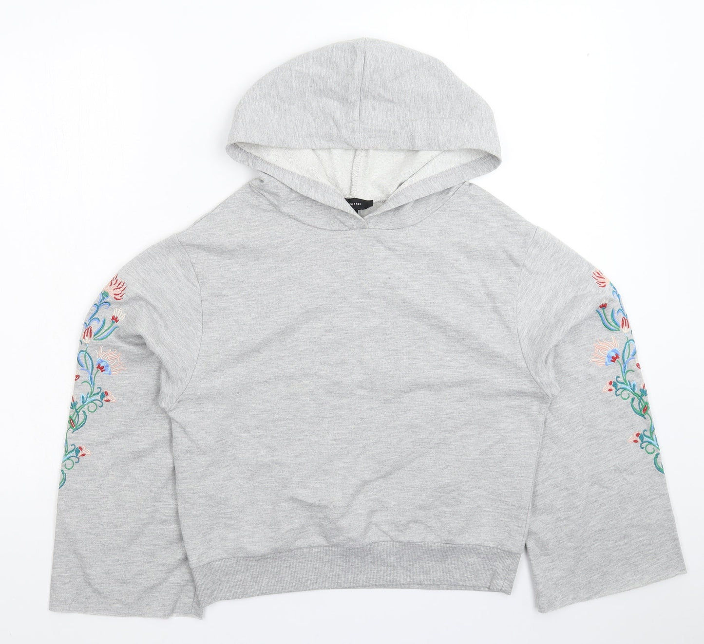 Atmosphere Womens Grey   Pullover Hoodie Size 6