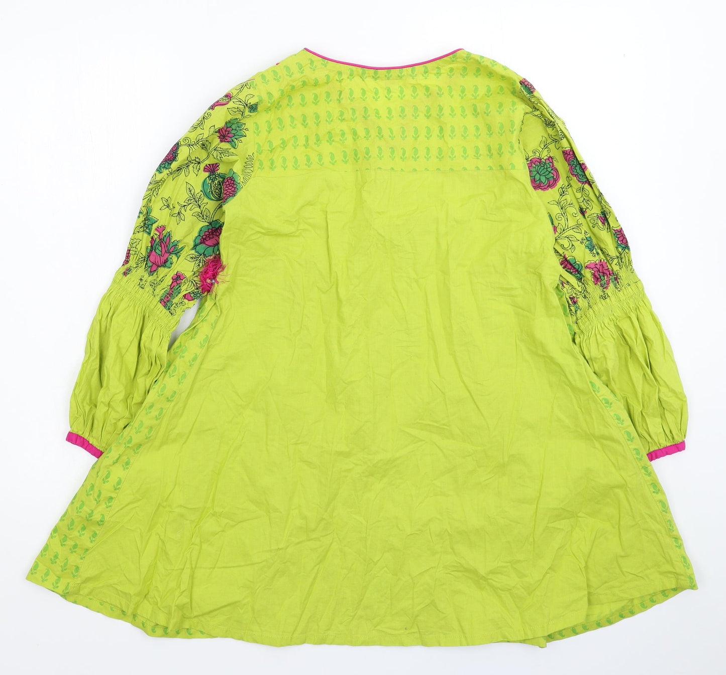 Stylo Womens Green Floral  Basic T-Shirt Size 8