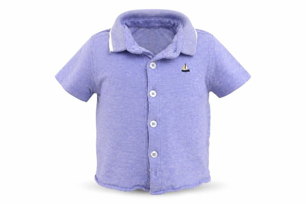 Matalan Boys Blue   Basic Polo Size 12-18 Months