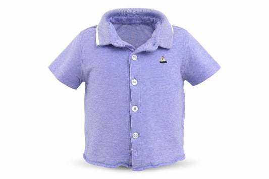 Matalan Boys Blue   Basic Polo Size 12-18 Months