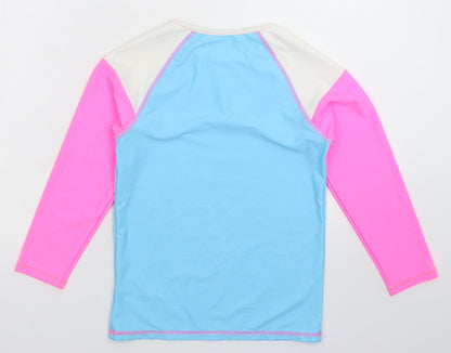 F&F Girls Multicoloured   Basic T-Shirt Size 9-10 Years