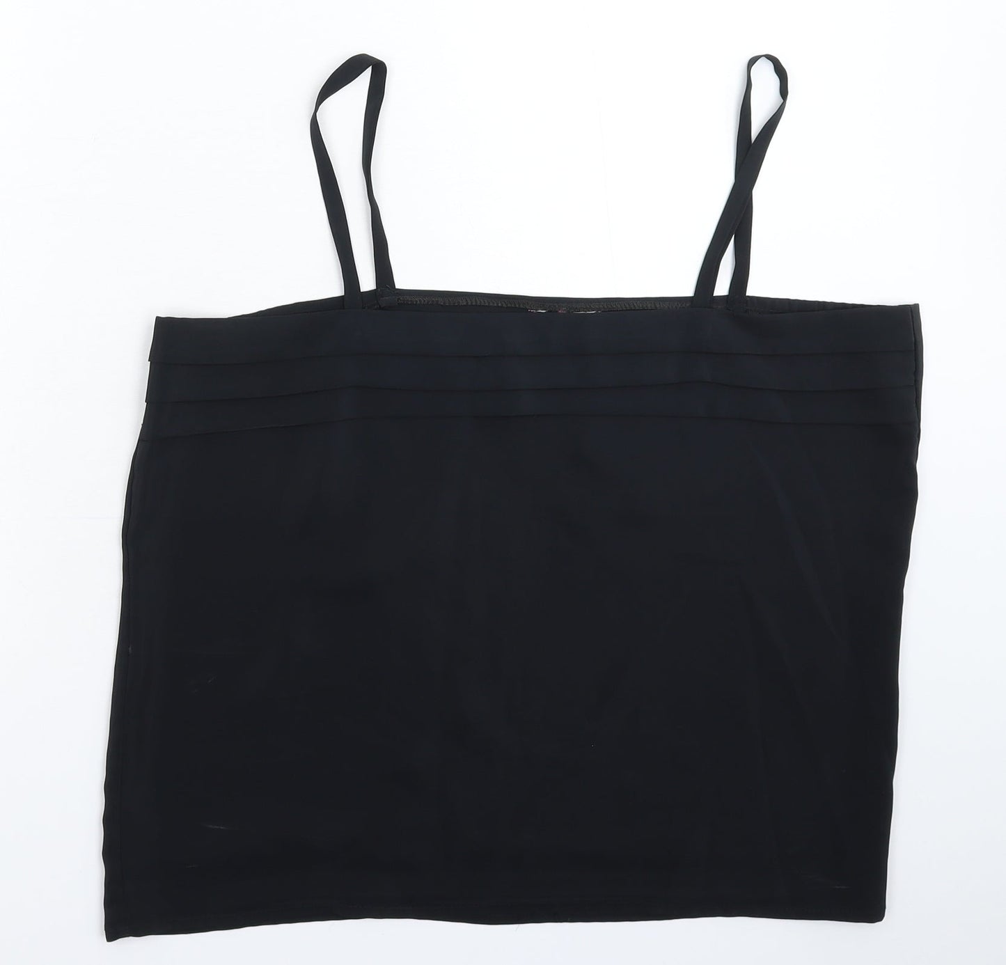 Preworn Womens Black   Basic Tank Size L