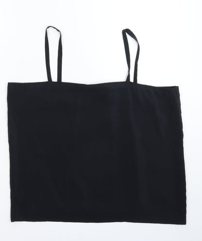 Preworn Womens Black   Basic Tank Size L